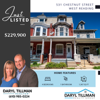 Just Listed in West Reading: A Fully Remodeled Townhome at 531 Chestnut St