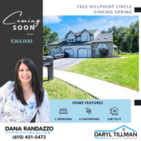 Coming Soon: 1422 Hillpoint Cir, Reading, PA 19608 | 3 Bed, 2.5 Bath