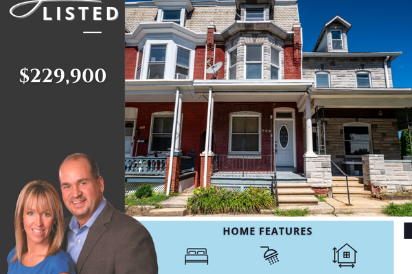 Just Listed in West Reading: A Fully Remodeled Townhome at 531 Chestnut St